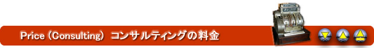 コンサルティングの料金